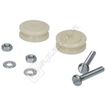 GH008 Greenhouse Sliding Door Wheel Kit - 2 x 22mm