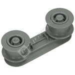 Zanussi Dark Grey Dishwasher Wheel Support