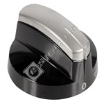 Electrolux Silver/Black Main Oven Control Knob