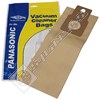 Electruepart BAG60 Panasonic U20E Vacuum Dust Bags - Pack of 5