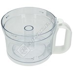 Food Processor Bowl Assembly - White