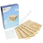 E51N Vacuum Cleaner Paper Bag and Filter Pack - Pack of 5