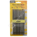 Rolson 9 Piece Power Screwdriver Bit Set