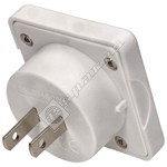 Wellco UK to 2 Pin Plug Travel Adaptor