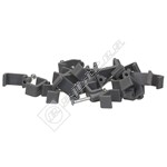 Wellco 6mm Twin & Earth Cable Clips - Grey