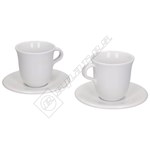DeLonghi Ceramic Cappuccino Cups