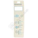 Kenwood Touch Pad Membrane With Switch Hole White B/M Bm200