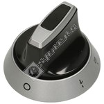 Indesit Black & Silver Single Cooker Control Knob