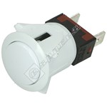 White Cooker 1-Pole Switch