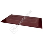 DeLonghi Oven Outer Door Panel - Red