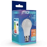 TCP BC/B22 9.1W LED Non-Dimmable GLS Lamp