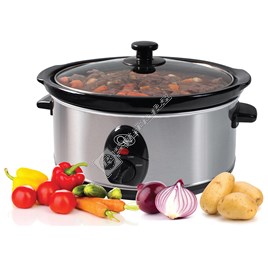 Crock Pot 3.5L Brushed Stainless Steel Slow Cooker 220/240 volt 50HZ (