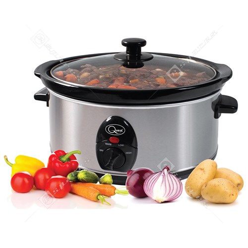 Crock Pot 3.5L Brushed Stainless Steel Slow Cooker 220/240 volt 50HZ (