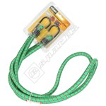 Rolson 2 Piece Bungee Cord strap / tie down luggage / goods etc. - 1200mm x 12mm