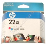 Hewlett Packard Genuine No.22XL Colour Ink Cartridge (C9352CE)