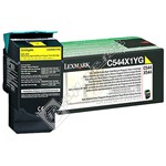 Lexmark Genuine C544X1YG Extra High Yield Yellow Toner Cartridge