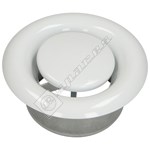 100mm Metal Ceiling Air Extract Vent - White Powder Coated