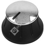 Stoves Cooker Control Knob - Chrome/Black