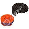 Grass Trimmer QT455 Spool & Line with Spool Cover