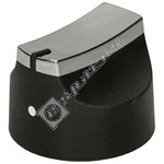 Electruepart Hotplate Control Knob - Black & Chrome