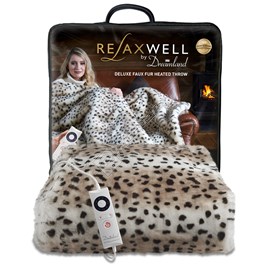 Relaxwell by dreamland heated throw hot sale