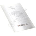 Kenwood Instruction booklet