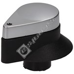 Rangemaster Oven Black and Silver Control Knob