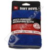 Dirt Devil Chemical-Free Multi-Purpose Household Microfibre Cleaning Cloth - 30 x 30cm