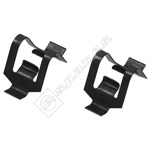 Tumble Dryer Kickplate Spring Clip - Pack of 2