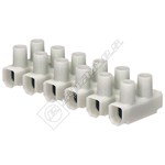 Wellco 15A 6 Way Terminal Block