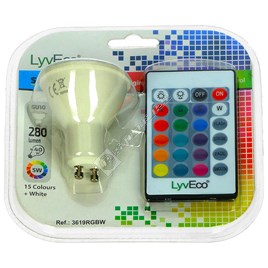 Gu10 colour changing led online bulbs with remote