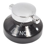 Belling Black & Silver Warming Plate Control Knob