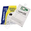 Electruepart BAG350 Numatic NVM-2BH Synthetic Vacuum Dust Bags - Pack of 5