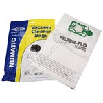 Electruepart BAG350 Numatic NVM-2BH Synthetic Vacuum Dust Bags - Pack of 5