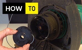 How To Load Trimmer Line On To A Bosch Grass Trimmer