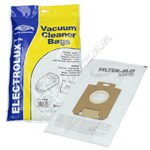 Electruepart BAG355 High Quality S Bag Classic Filter-Flo Synthetic Dust Bags - Pack of 5