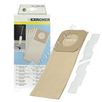 Karcher Vacuum Cleaner Paper Bags & Filters - Pack of 10