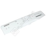 Hoover Tumble Dryer Control Panel Fascia Assembly