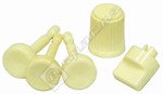 Belling White Oven Timer Knob Set (5 pieces)