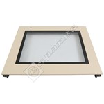 Leisure Top Right Hand Oven Outer Door Glass - Cream