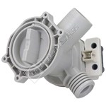 Electruepart Washing Machine Drain Pump Hanyu B12.-6A01 9019717 38W (Compatible With Hanning DP020-18 ) & Hanyu B20-6A02 (Round Top Screw On Housing)