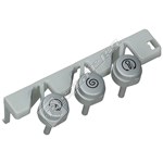 Indesit Washing Machine Option Button Silver (3) Aq Hd