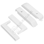 Hygena White Cooker Hood Visor Fixing Kit