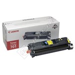 Canon Genuine Yellow Toner Cartridge - 701LY