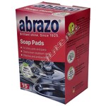 Abrazo Biodegradable Grease & Grime Soap Cleaning Pads - Pack of 15