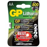 Gp Batteries GP AA Lithium Power Long Lasting Batteries 1.5V - Pack of 4