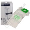 Sebo 6629ER Filterbox Airbelt K Vacuum Bag - Pack of 8