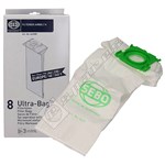 Sebo 6629ER Filterbox Airbelt K Vacuum Bag - Pack of 8