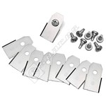 FLY072 Robotic Lawnmower Blades - Pack of 9