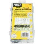 Rolson Cable Clip Assortment Kit - Pack of 390